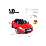 UJ Toys UJA Uzaktan Kumandalı Audi Kırmızı Akülü Araba