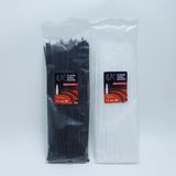 UK 3.6x300 mm 100 Adet Beyaz Plastik Kablo Bağı Kelepçe Cırt Klips