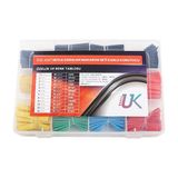 Uk 530 Parça Premium Isıyla Daralan Makaron Seti Heat Shrink Tube Daralan Makaron Tamir Seti - 1 Adet
