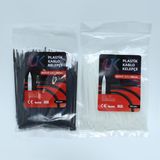 Uk Plastik Kablo Bağı Plastik Kelepçe Cırt Klips 2.5X100MM 100 Adet - Siyah