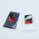 Uk Plastik Kablo Bağı Plastik Kelepçe Cırt Klips 2.5X150MM 100 Adet - Siyah