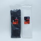 Uk Plastik Kablo Bağı Plastik Kelepçe Cırt Klips 3.6X400MM 100 Adet - Siyah