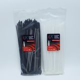 Uk Plastik Kablo Bağı Plastik Kelepçe Cırt Klips 4.8X250 Mm 100 Adet - Siyah