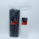 Uk Plastik Kablo Bağı Plastik Kelepçe Cırt Klips 4.8X300 Mm 100 Adet - Siyah