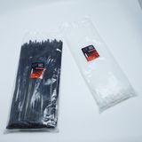 Uk Plastik Kablo Bağı Plastik Kelepçe Cırt Klips 7.6X400 Mm 100 Adet - Beyaz