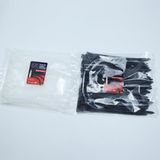 Uk Plastik Kablo Bağı Plastik Kelepçe Cırt KLIPS7.6X200 Mm 100 Adet - Beyaz
