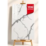UKAB 30x60 Cm Kendinden Yapışkanlı Mermer Görünümlü Dekoratif Pratik Seramik Kaplama Banyo Wc Mutfak