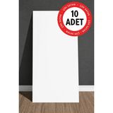 Ukab Dekor 10 Adet 30X60 cm Dekoratif Mermer Desenli Kendinden Yapışkanlı Duvar Paneli (Banyo Wc Mutfak) - 30 x 60 cm