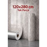 UKAB DEKOR 120x280 Cm 1 Adet Lüks Dekoratif Kendinden Yapışkanlı Esnek Köpük-Pvc Tv Ünitesi Paneli Banyo Salon 6034