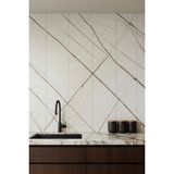 Ukab Dekor 30X60 cm Beyaz Kendinden Kauçuk Yapışkanlı Pvc Duvar Paneli Zemin, Duvar, Mutfak (1 Adet 0,18 M²) - 30 x 61