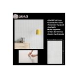 UKAB DEKOR 60x280 cm (1,68 m²) Tek Parça Çizilmez Yüzey Kendinden Yapışkanlı Esnek Köpük Pvc Panel 4001-