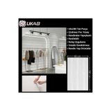 UKAB DEKOR 60x280 cm (1,68 m²) Tek Parça Çizilmez Yüzey Kendinden Yapışkanlı Esnek Köpük Pvc Panel C2001 Beyaz 450 x 280