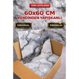 UKAB DEKOR 60x60 Cm 1 Adet Kendinden Yapışkanlı Pvc Esnek Köpük Dekoratif Duvar Paneli Banyo Muttak Wc