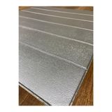 UKAB DEKOR 70x70 cm Kendinden Yapışkanlı Gri Lambri Esnek Köpük Dekoratif Duvar Paneli (1 Adet – 0,49 m²)