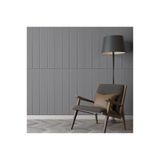 UKAB DEKOR 70x70 cm Kendinden Yapışkanlı Gri Lambri Görünümlü Esnek Köpük Duvar Paneli (1 Adet 0,49m²) Gri 70 x 70