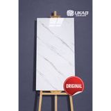 UKAB DEKOR Kendinden Yapışkanlı Esnek Köpük Beyaz Mermer Desenli Pvc Panel 60x30 Cm Banyo Wc Mutfak