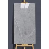 UKAB DEKOR Kendinden Yapışkanlı Esnek Köpük Gri Mermer Desenli Pvc Panel 30x60 cm Banyo WC Mutfak
