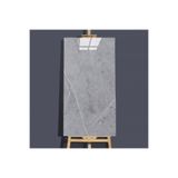 UKAB DEKOR Kendinden Yapışkanlı Gri Mermer Desenli Köpük PVC Duvar Paneli Banyo Mutfak (30x60 cm 0,18 m²) Gri 30 x 60