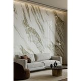 UKAB DEKOR Kendinden Yapışkanlı Mermer Desenli Pvc Karo Panel Banyo, Wc, Mutfak PW202-01 Gri-Sedef 60 x 120