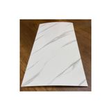 UKAB DEKOR Kendinden Yapışkanlı Mermer Seramik Desenli Köpük PVC Duvar Paneli (30x60 cm) Banyo Mutfak 60013 Beyaz-Gri Desenli 30 x 61