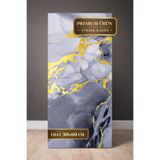UKAB Kendinden Yapışkanlı Mavi Gold Mermer Desenli PVC Duvar Paneli 30x60 cm Banyo Mutfak Tezgah Arası