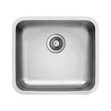 Ukinox D450 Düz Tezgah Altı Eviye E597 - Krom