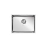 ukinox Me 550 Polisajlı 54.8x39.5 Cm Inox Paslanmaz Çelik Tezgah Altı Sifonlu Mutfak Eviyesi