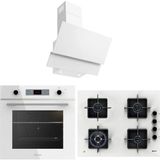 Ukinox Smart Serisi Beyaz Ankastre Set (SMART8801-ARES65-AZTEC60)