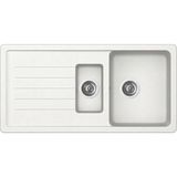 Ukınox Valente D-150L Beyaz Granit Evye S80G5