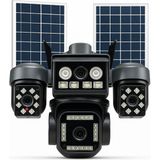 Ukron 4 Kameralı Aov Solar Güneş Enerjili 4g Sim Kartlı Kamera E-Sim Hi-Easy Türkçe Uygulama