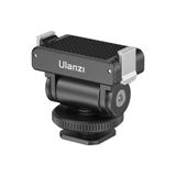 ULANZI Sıcak Ayakkabı Soğuk Ayakkabı Adaptörü Montajı, 1/4 '' Montajlı, Manyetik Hızlı Montaj, 180° Eğim Ayarlanabilir, DJI OSMO Action 3/4 için Evrensel Kamera Aksesuarı