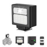 ULANZI SL02 Mini Flaş Speedlite Video Işık GN8 6500K Sıcak Ayakkabı Dağı Taşınabilir Kamera Flaş Speedlight 4 Güç Seviyeleri Canon Fuji Sony Nikon DSLR Portre Fotoğrafçılığı Gece Dolgu Işığı Şarj