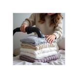 ÜLBAG Büyük Boy ( 80cm X 100cm X 50cm ) Küp Vakumlu Hurç & Vakumlu Poşet &(YORGAN&BATTANİYE&YASTIK&ELBİSE)