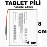 Ulefone 2750 Mah Tablet Bataryası Ölçüler : Kalınlık 3 mm x 8 cm x 6 cm
