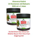 ULFİSU COSMETİCO Bravia At Kestanesi Balsamı 500 ml 2 ADET - Aloevera Katkılı