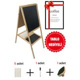 Ulgun Menü Yazı Tahtası Çift Taraflı 45x110