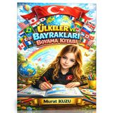 Ülkeler Ve Bayrakları Boyama Kitabı Tüm Ülkeler