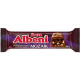 Ülker Albeni Mozaik - Sütlü Çikolatalı,kakao ve Karamel Soslu,bisküvili Fındıklı Bar - 45 Gram - 18 Adet - 1 Adet