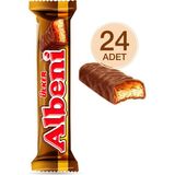 Ülker Albeni Sütlü Çikolata Karamel Lezzeti 40 gr x 24 Adet Atıştırmalık