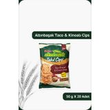 Ülker ALTINBAŞAK Tahıl Cipsi - Taco Aromalı & Kinoalı Çerez - 50 gram - 20 Adet