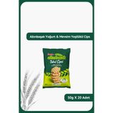 Ülker ALTINBAŞAK Tahıl Cipsi - Yoğurt Aromalı Mevsim Yeşillikli - 50 gram - 20 Adet