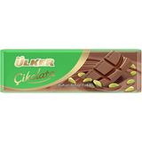 Ülker Antep Fıstıklı Baton Çikolata 30 gr x 12 Adet Lezzetli Tatlı Atıştırmalık