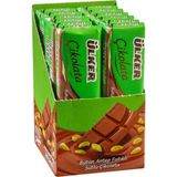 Ülker Antep Fıstıklı Baton Çikolata 30G - Yumuşak ve Lezzetli 4'li Avantaj Paketi - 4 Adet - 30 G