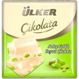 Ülker Antep Fıstıklı Beyaz Kare Çikolata 65 G - 7 Adet