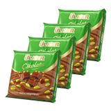 Ülker Antep Fıstıklı Kare Çikolata 65 gr x 4 Adet