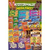 Ülker Atıştırmalık Mega Paket, 45 Parça Bisküvi ve Kraker Karışımı