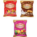 Ülker Bayram Şekeri Seti 3X350 gr (Bayram Keyfi, Sütlü Bonbon, Lokumcuk) - 1 Adet