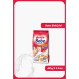 Ülker BEBE Sütlü Bisküvi- Trans Yağ İçermez - 400 gram - 8 Adet