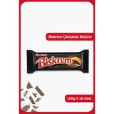 Ülker Biskrem Kakaolu Krema Dolgulu Bisküvi - 100 gram - 18 Adet - 1 Adet