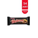 Ülker BİSKREM Kakaolu Krema Dolgulu Bisküvi - 100 gram - 54 Adet